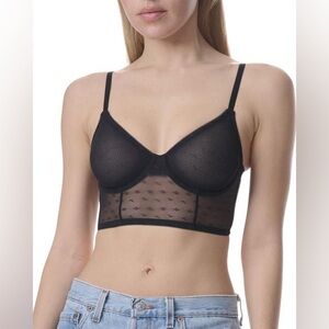 Tommy Hilfiger Black Sheer Bra